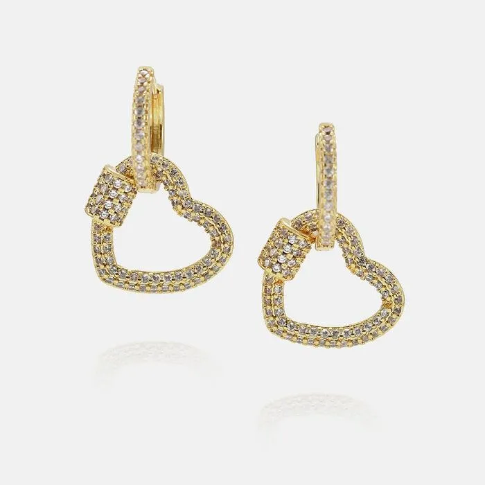 Frauen-neuer Entwurfs-Herz-Ohrring